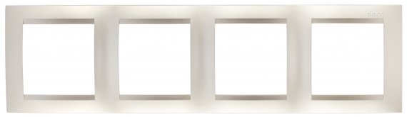 Фотография товара 'Simon 1500640-034 Рамка на 4 поста, шампань, S15'