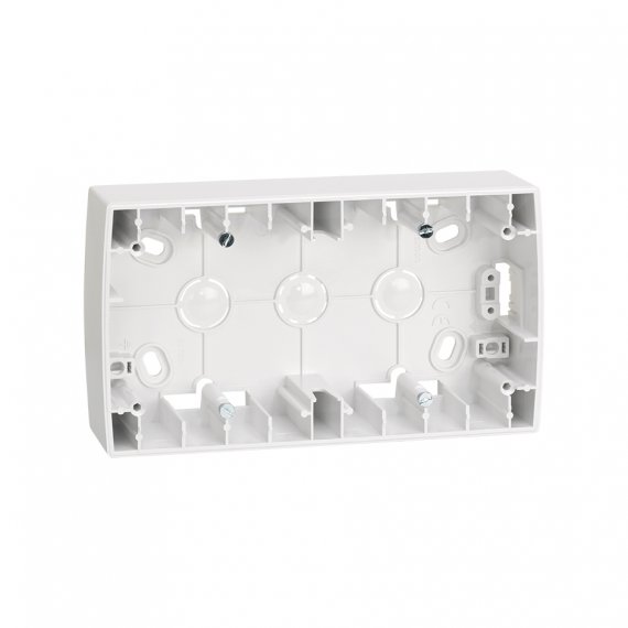 Фотография товара 'Simon 82761-30 Коробка подъемная на 2 поста, белый, S82'