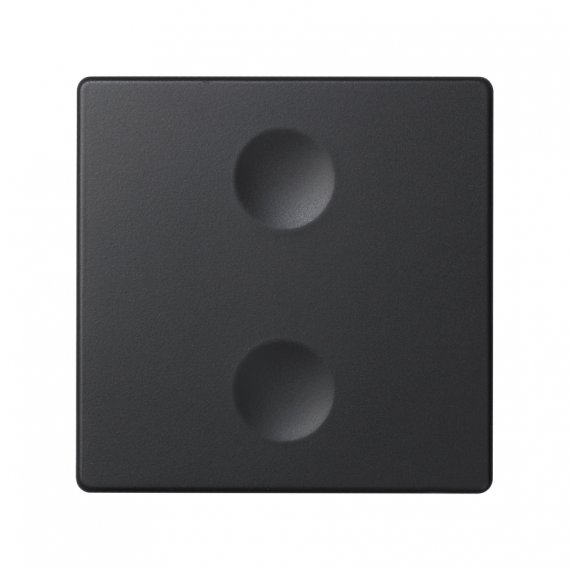 Фотография товара 'Simon 8000622-038 Сенсорная 2-кн панель, инд.маркировка, графит, Sense'