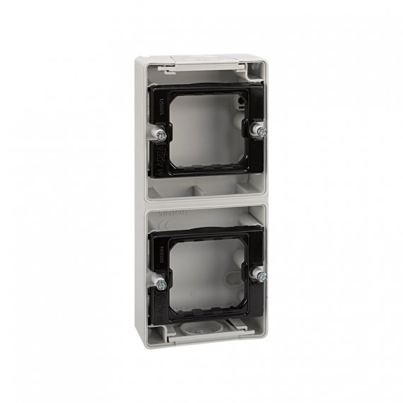 Фотография товара 'Simon 4400763-035 Монтажное основание на 2 поста, накладн.вертик.монтаж'