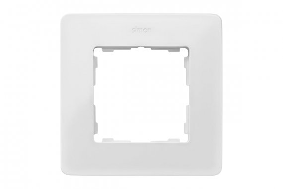 Фотография товара 'Simon 8200610-200 Рамка на 1 пост, белый/черный, S82D'