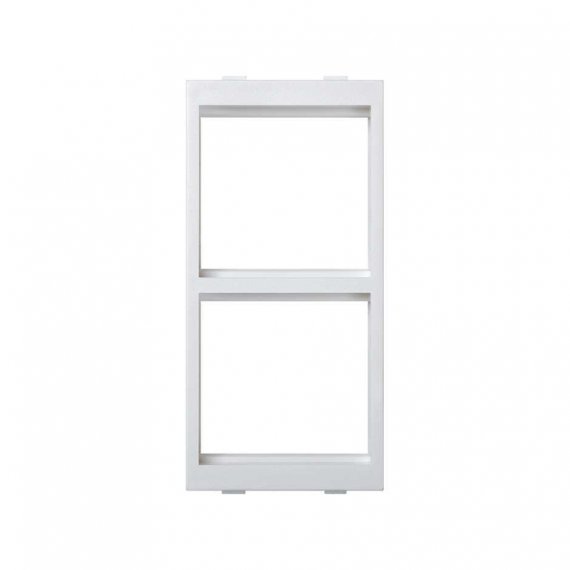 Фотография товара 'Simon S62-9 Адаптер на 2 модуля K45 с вертикальной фиксацией'