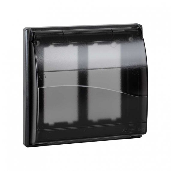 Фотография товара 'Simon SBMT202-14 Рамка с крышкой настенного блока встр/монтажа CIMA Pro, 2 двойных поста'