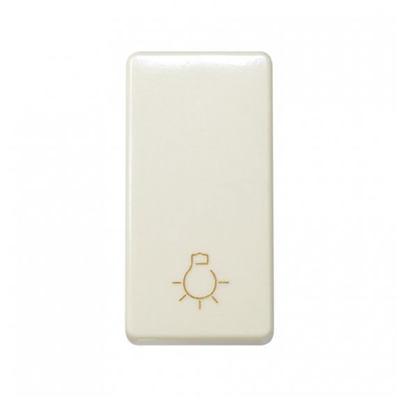 Фотография товара 'Simon 27151-61 Кнопочный выключатель с пикт."Свет" узкий, 10A 250В'