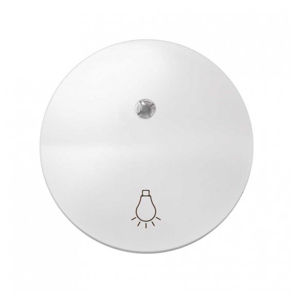 Фотография товара 'Simon 88016-30 Клавиша для выкл-ля с подсветкой и пикт."Свет", белый, S88'