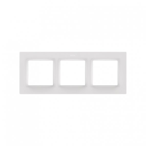 Фотография товара 'Simon 8200637-090 Рамка на 3 поста, мат.белый, S82C'