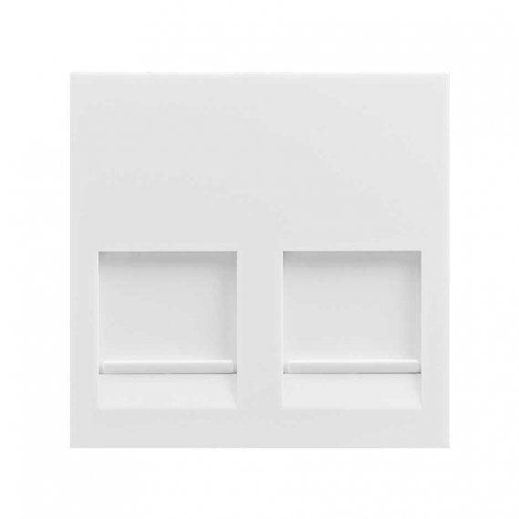 Фотография товара 'Simon 40015089-030 Адаптер со шторками 2 RJ45 Infra+'