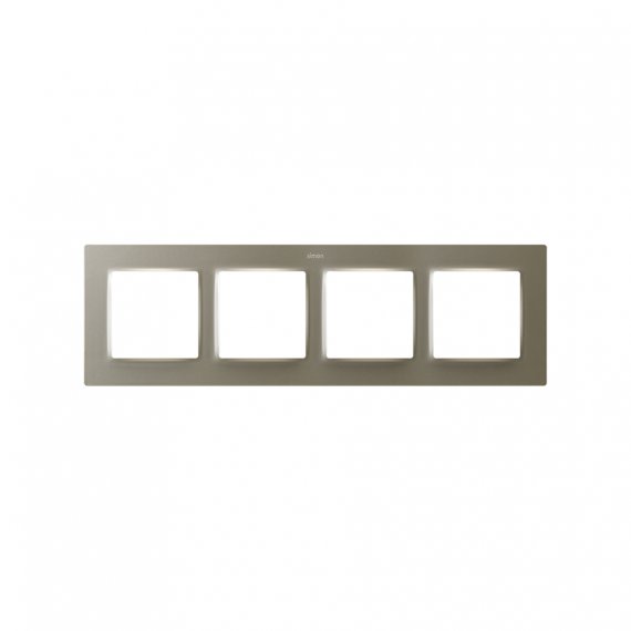 Фотография товара 'Simon 8200647-094 Рамка на 4 поста, мат.шампань, S82C'
