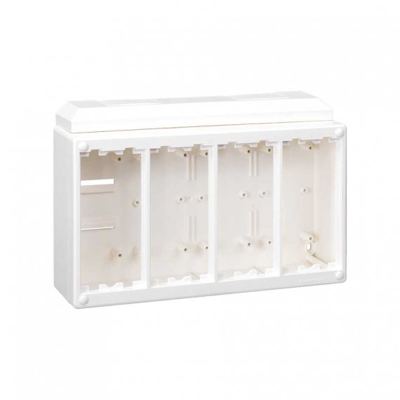 Фотография товара 'Simon SC400-9 Настенный блок поверх/монтажа CIMA Classic, 4 двойных поста'