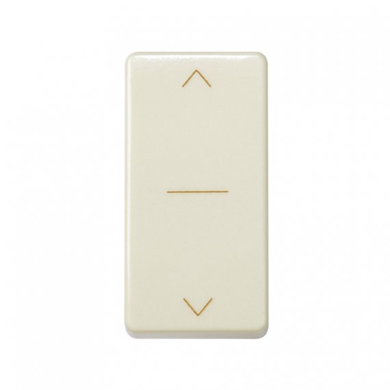 Фотография товара 'Simon 27333-61 Выключатель трехпозиционный для жалюзи узкий с фиксацией, 10A 250В'