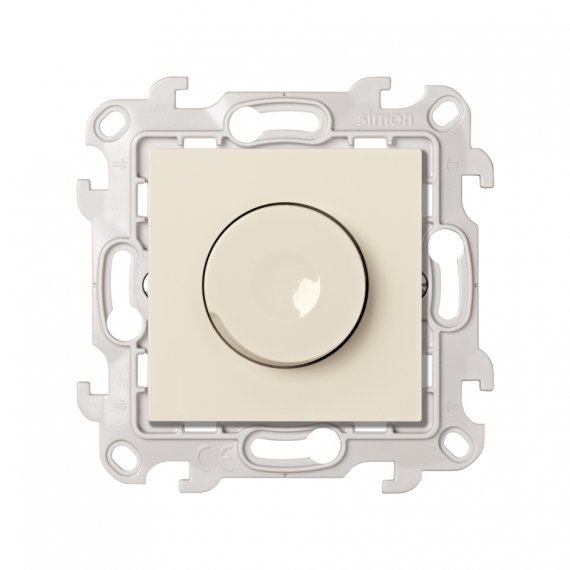 Фотография товара 'Simon 2412313-031 Светорегулятор LED повор-нажимной, проходной, 6-60Вт 230В'