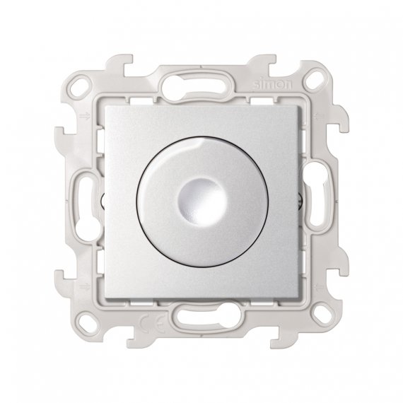 Фотография товара 'Simon 2412313-033 Светорегулятор LED повор-нажимной, проходной, 6-60Вт 230В'