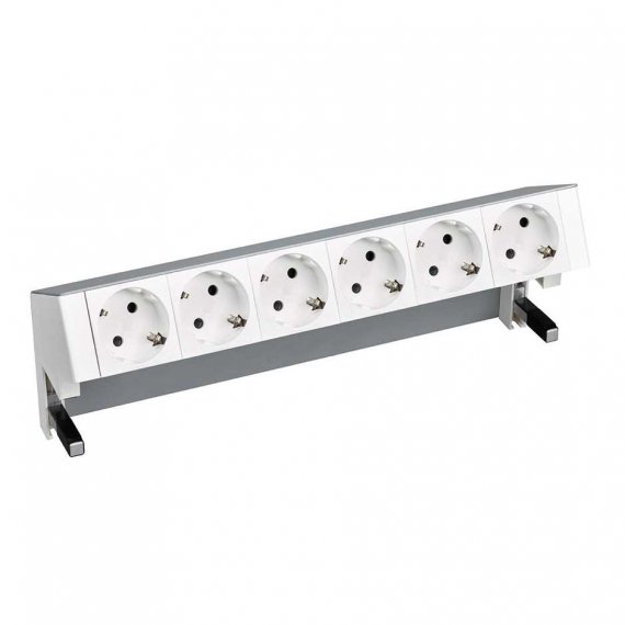 Фотография товара 'Simon 42606000-133 Настольный x6 розеточный блок, 6x2P+E'