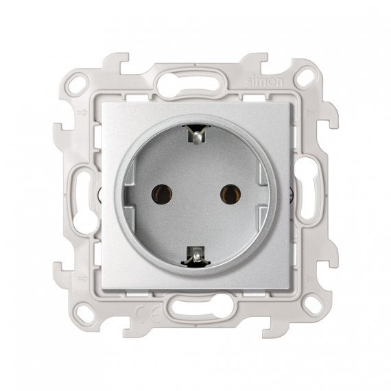 Фотография товара 'Simon 2450434-033 Розетка Schuko 2Р+Е, 16A 250В'