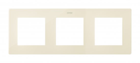 Фотография товара 'Simon 2400630-031 Рамка на 3 поста, сл.кость, S24'