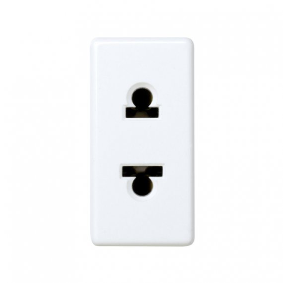 Фотография товара 'Simon 27438-34 Розетка евро-американская узкая 2Р, 10A 250В~ винт'