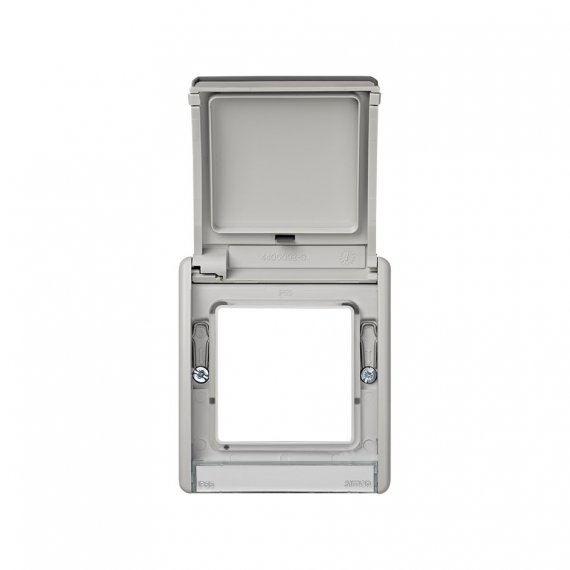 Фотография товара 'Simon 4400092-035 Рамка с крышкой, серый, S44A'