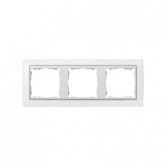 Фотография товара 'Simon 82630-30 Рамка на 3 поста, белый/белый, S82'