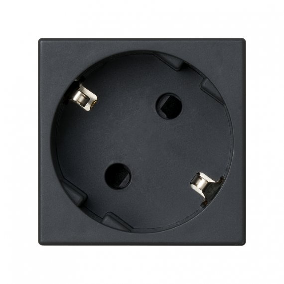 Фотография товара 'Simon K01-14 Розетка со шторками Schuko 2Р+Е 16A 250В'