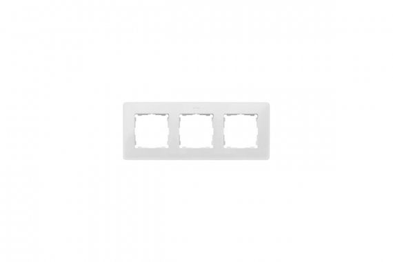 Фотография товара 'Simon 8200630-201 Рамка на 3 поста, белый/индиго, S82D'