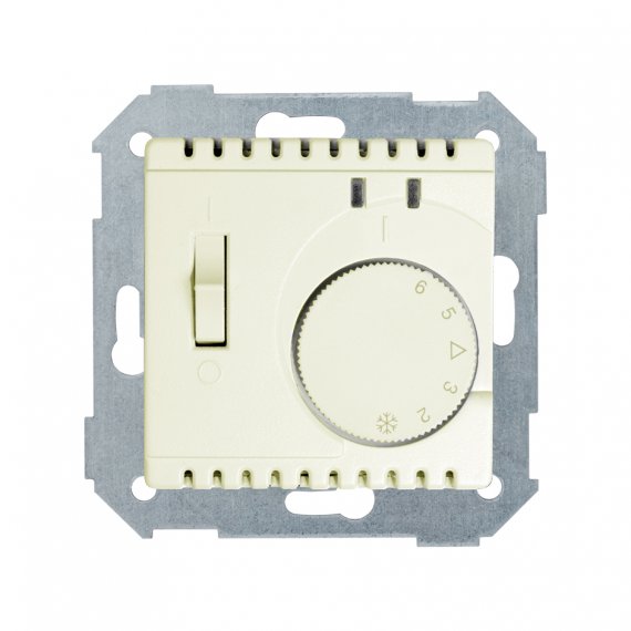 Фотография товара 'Simon 82504-31 Регулятор т/пола механич. с внешним датчиком, 16А 230В~, сл.кость, S82'