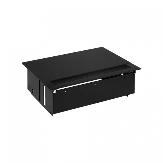 Фотография товара 'Simon 44403000-138 Врезной x4 розеточный блок, щетка, 3x2P+E, 1 пустой модуль'