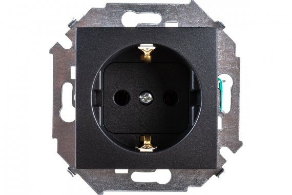 Фотография товара 'Simon 1591432-038 Розетка Schuko 2Р+Е, 16A 250В'