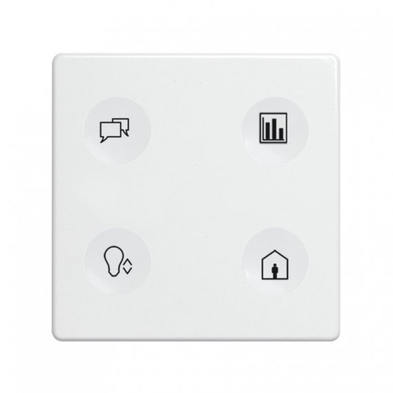 Фотография товара 'Simon 8000644-030 Сенсорная 4-кн панель, Т2 маркировка'