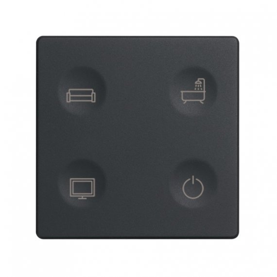 Фотография товара 'Simon 8000643-038 Сенсорная 4-кн панель, Т1 маркировка'