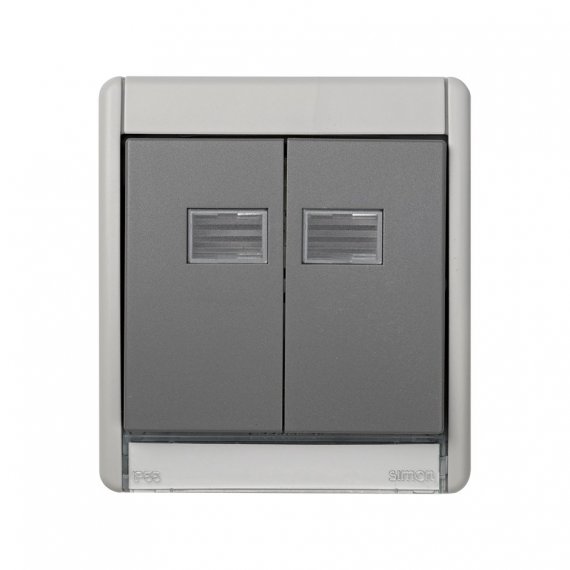 Фотография товара 'Simon 4400026-035 Рамка с клавишами для двухклав. выкл-ля'