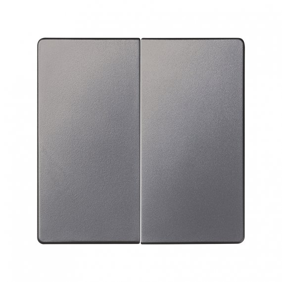 Фотография товара 'Simon 8202126-096 Клавиша двойная для перекрестного вык-ля, мат.титан, S82C'