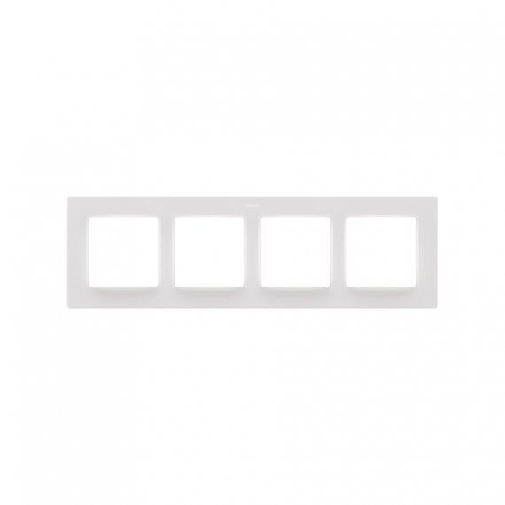 Фотография товара 'Simon 8200647-090 Рамка на 4 поста, мат.белый, S82C'