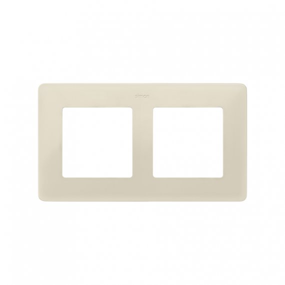 Фотография товара 'Simon 8200620-031 Рамка на 2 поста, сл.кость/тростник, S82D'