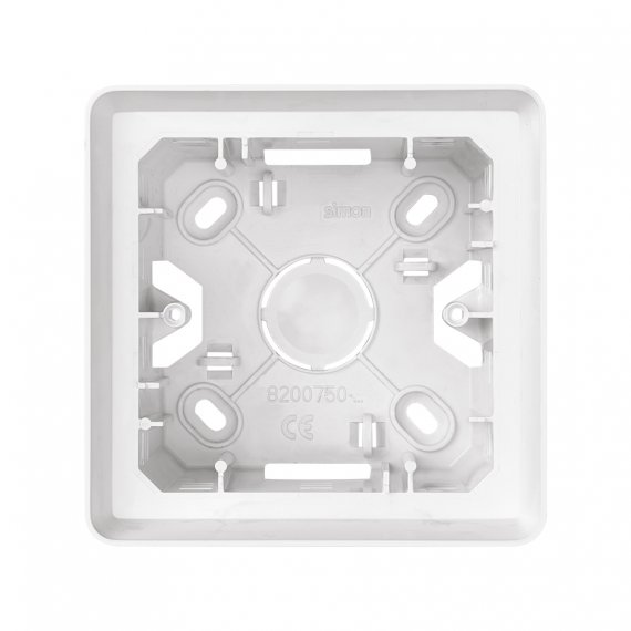 Фотография товара 'Simon 8200750-030 Коробка подъемная на 1 пост, белый, S82D'