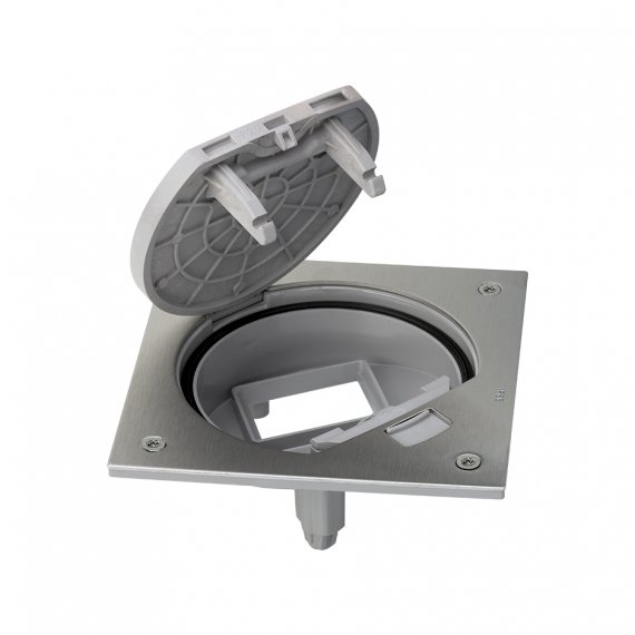 Фотография товара 'Simon KSE0-23-72 Основа влагостойкая IP66, 1 мех-м, защелка'