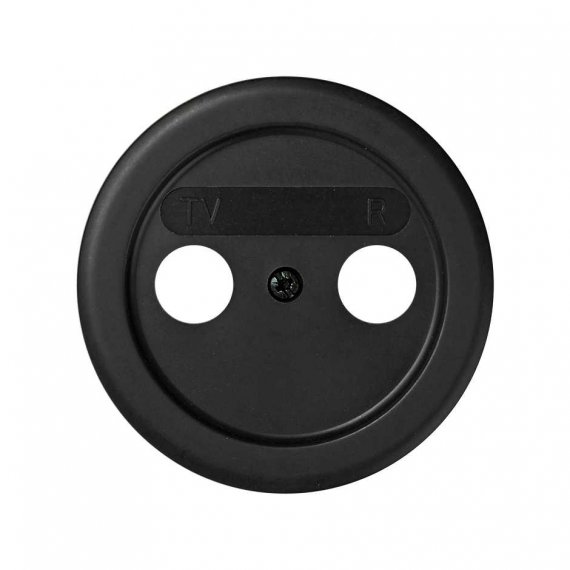 Фотография товара 'Simon 88053-38 Накладка для розетки R-TV+SAT с пикт."TV R", графит, S88'