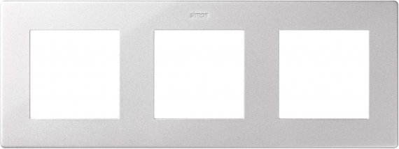 Фотография товара 'Simon 2400630-033 Рамка на 3 поста, алюминий, S24'