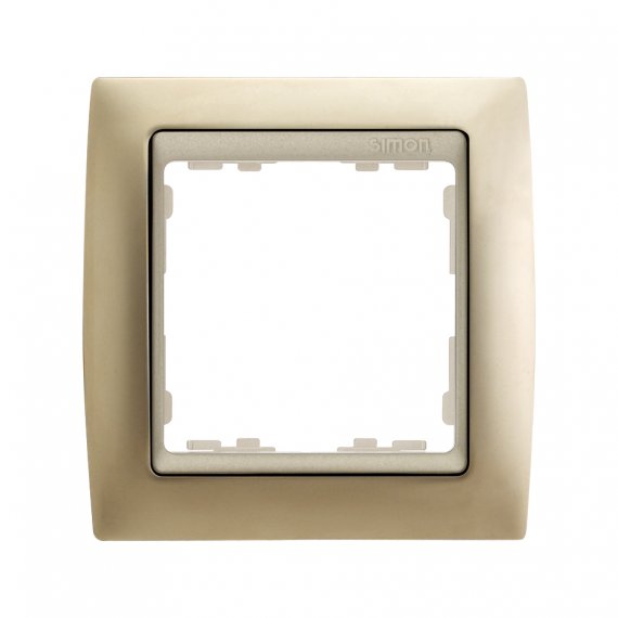 Фотография товара 'Simon 82914-34 Рамка на 1 пост, металл, шампань/шампань, S82'