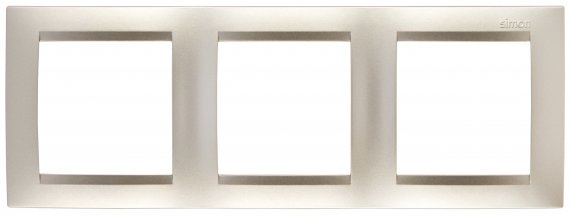 Фотография товара 'Simon 1500630-034 Рамка на 3 поста, шампань, S15'