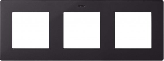 Фотография товара 'Simon 2400630-038 Рамка на 3 поста, графит, S24'