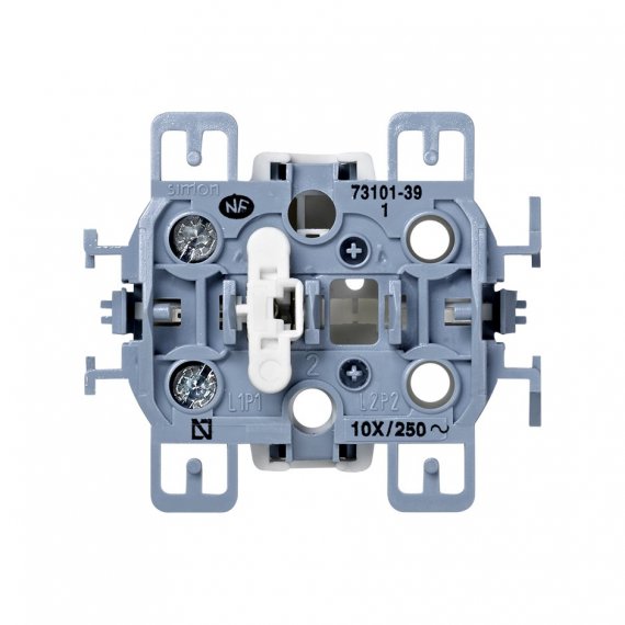 Фотография товара 'Simon 73101-39 Однополюсный выключатель 10AX 250В~ с винтовым подключением'