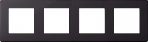 Фотография товара 'Simon 2400640-038 Рамка на 4 поста, графит, S24'