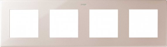 Фотография товара 'Simon 2400640-034 Рамка на 4 поста, шампань, S24'
