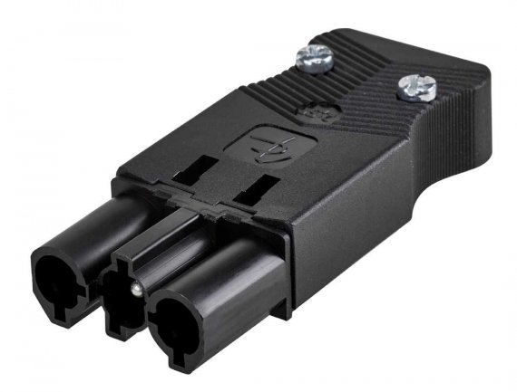 Фотография товара 'Simon CR0004-14 Разъем "папа" на кабель, 2P+E, винт., графит, QC'