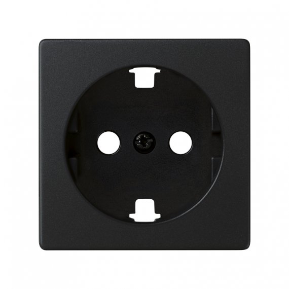 Фотография товара 'Simon 8200041-098 Накладка со шторками для розетки Schuko 2Р+Е'