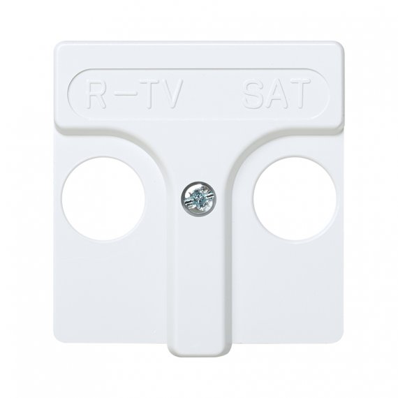 Фотография товара 'Simon 27097-34 Накладка для розетки R-TV+SAT с пикт."R-TV SAT"'