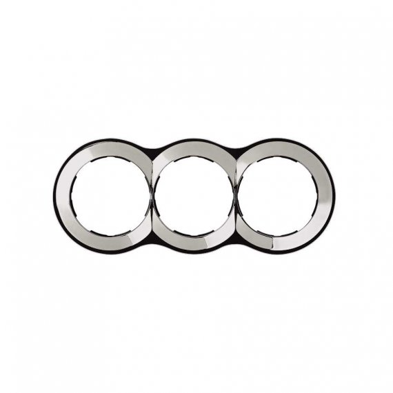 Фотография товара 'Simon 88630-33 Рамка на 3 поста, хром, S88'