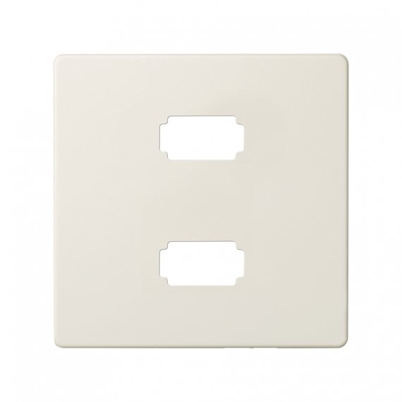 Фотография товара 'Simon 8201090-031 Накладка для розетки 2хUSB 2.0, сл.кость, S82'