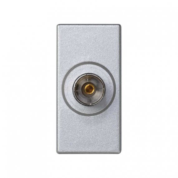 Фотография товара 'Simon K102B-8 Розетка узкая TV, алюминий, K45, Connect'