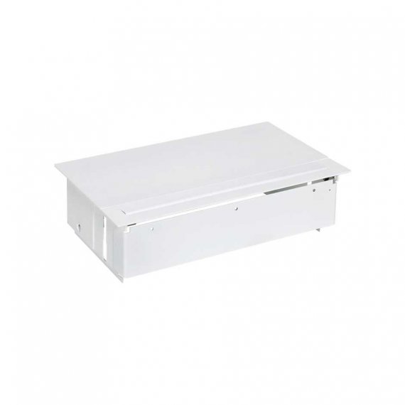 Фотография товара 'Simon 45502000-130 Врезной x5 розеточный блок, планка, 2x2P+E, 3 пустых модуля'